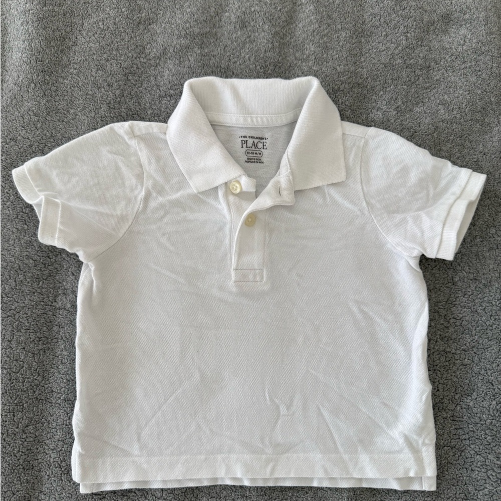 The Children's Place Classic White Polo Shirt